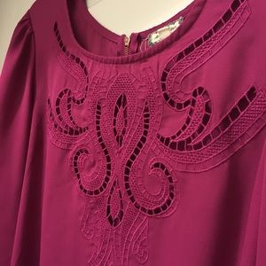 High low polyester tunic